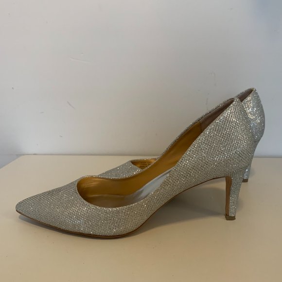 Badgley Miscka Sequin Heels - Size 7 - Picture 7 of 9